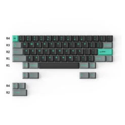 Keychron - Cherry Profile Double-Shot PBT Full Set Keycaps - Hacker Mint -Computer Peripherals Keychron double shot PBT Cherry profile full set keycap set hacker for ANSI ISO HHKB layout 1080x fe64fabb 471d 481e acd7 8f4cd63bc77c