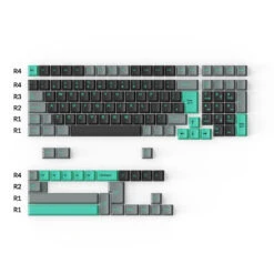 Keychron - Cherry Profile Double-Shot PBT Full Set Keycaps - Hacker Mint -Computer Peripherals Keychron double shot PBT Cherry profile full set keycap set hacker for UK ISO 96 75 65 percent layouts 1080x 30da4e02 1273 4750 9934 fc11a5f15683