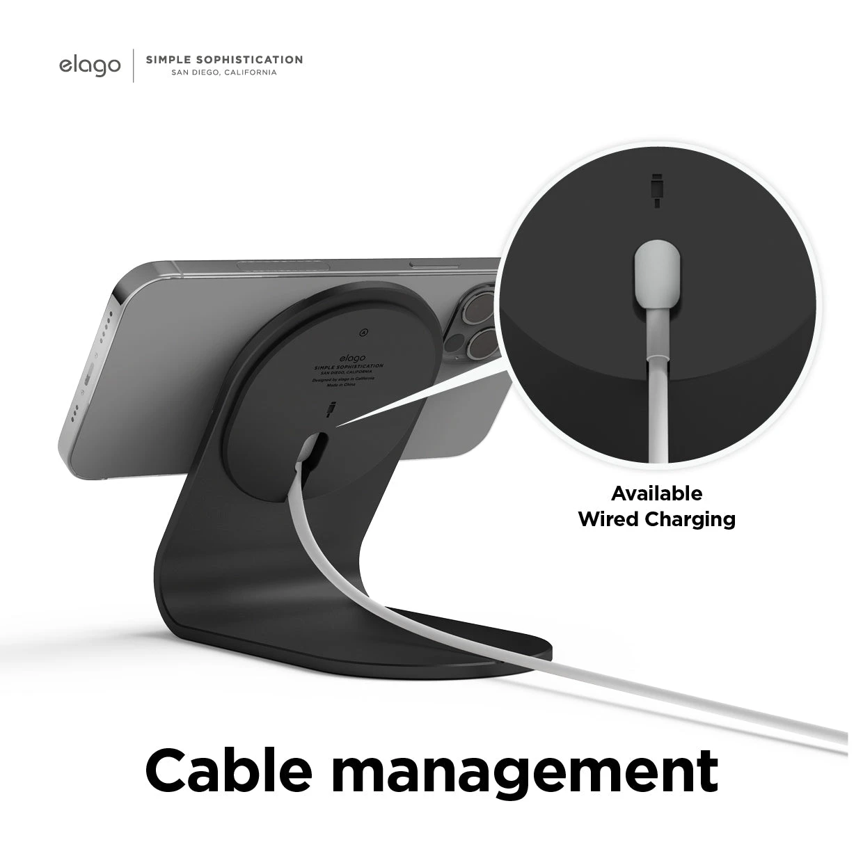 Elago - MS3 Aluminum Charging Stand - MagSafe 5 Elago - MS3 Aluminum Charging Stand - MagSafe - Image 5