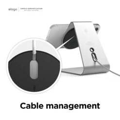 Elago - MS4 Aluminum Charging Stand - MagSafe -Computer Peripherals MSST4 SL Amazon 5 1296x bf3b4149 80c9 43b8 a9da 87f59099c753