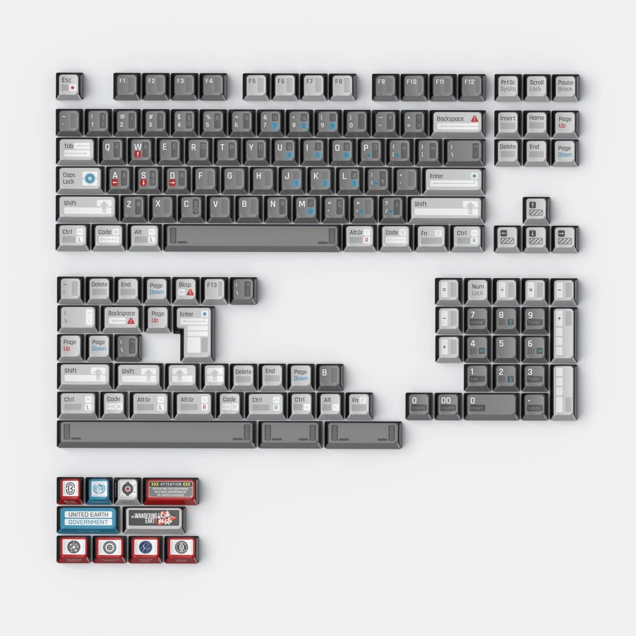 KeyTok - The Wandering Earth II Dye-Sub KOL Keycaps 1 KeyTok - The Wandering Earth II Dye-Sub KOL Keycaps