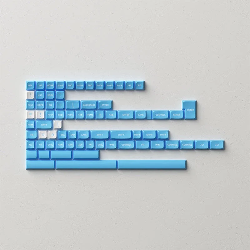 Akko - Carolina Blue Keycap Set (227-Key) 3 Akko - Carolina Blue Keycap Set (227-Key) - Image 3