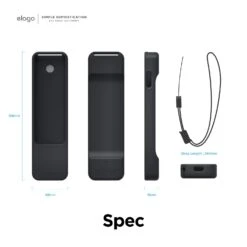 Elago - R1 Intelli Case For 2022/2021 Apple TV Siri Remote -Computer Peripherals R1 21 BK 28Amazon 298 1512x 4d1f7833 8bcc 44ff b60b 1ea91cdc49a0