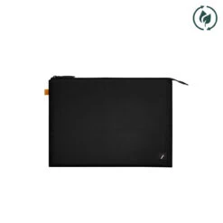 Native Union – W.F.A Sleeve For MacBook -Computer Peripherals RecycleIcon WFA BlackSTOW14 Front 1800xDuzy