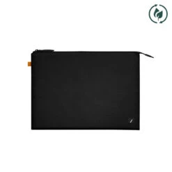 Native Union – W.F.A Sleeve For MacBook -Computer Peripherals RecycleIcon WFA BlackSTOW16 Front 1800xDuzy