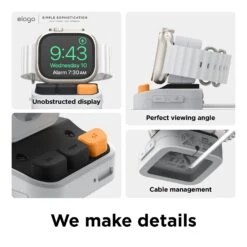 Elago - W9 Stand For Apple Watch Ultra -Computer Peripherals ST WT9 ULTRA LGY Amazon 7 1512x 1cc98960 9092 42f6 a241 d3da69c14911