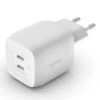 Belkin - BoostCharge Pro Dual USB-C GaN Wall Charger With PPS 45W
