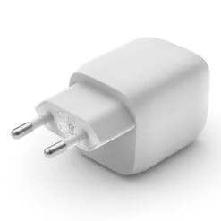 Belkin - BoostCharge Pro Dual USB-C GaN Wall Charger With PPS 45W 8 Belkin - BoostCharge Pro Dual USB-C GaN Wall Charger With PPS 45W -Computer Peripherals WCH011 Belkin 45WDualUSB CWallCharger VF45WPRONGSWHITE AS WEB