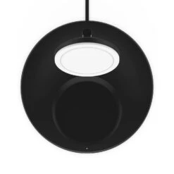 Belkin - BoostCharge Pro 2-in-1 Wireless Charger Stand With Official MagSafe Charging 15W -Computer Peripherals WIZ010 BLK MagSafe BoostChargePro 2in1WirlessChargeDock TopOrtho WEB