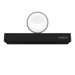 Belkin - BoostCharge Pro Portable Fast Charger For Apple Watch -Computer Peripherals WIZ015 BLK BoostChargePro PortableFastCharge ForAppleWatch FrontPuckUp WEB