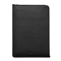 Woolnut – Leather Folio For MacBook -Computer Peripherals WOOLNUT folio for 16 inch macbook pro m black 2Duzy