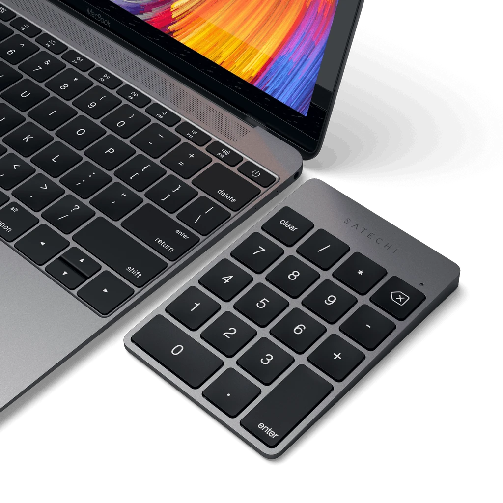 Satechi - Aluminum Slim Rechargeable Bluetooth Keypad 6 Satechi - Aluminum Slim Rechargeable Bluetooth Keypad - Image 6