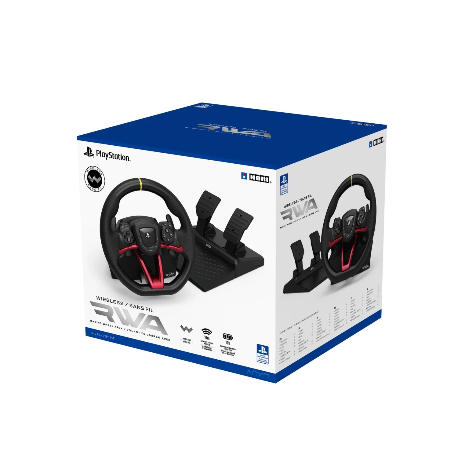 HORI - Wireless Racing Wheel Apex For Playstation 5, PlayStation 4 And PC 5 HORI - Wireless Racing Wheel Apex For Playstation 5, PlayStation 4 And PC - Image 5