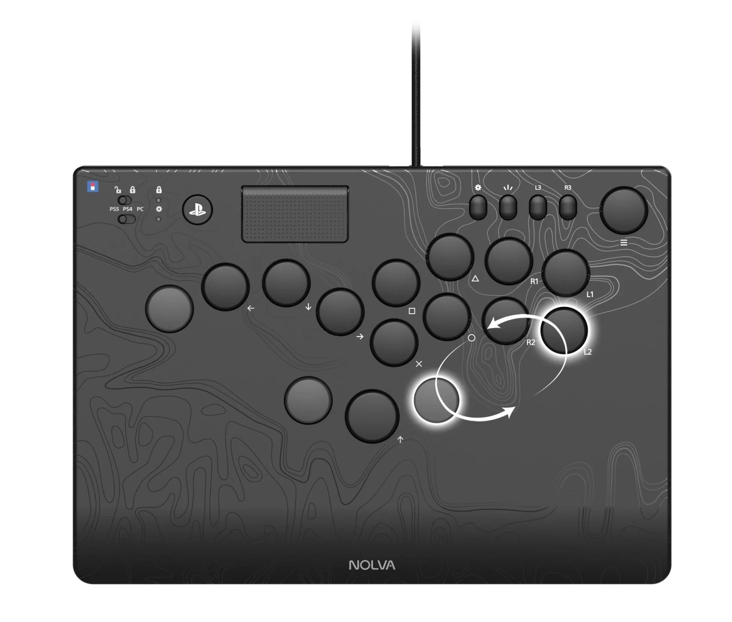 HORI - NOLVA Mechanical All-Button Arcade Controller For PlayStation®5 And Windows 11/10 5 HORI - NOLVA Mechanical All-Button Arcade Controller For PlayStation®5 And Windows 11/10 - Image 5
