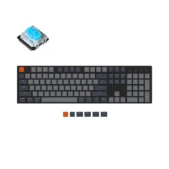 Keychron - K5 Ultra-slim Wireless Mechanical Keyboard -Computer Peripherals keychron k5 wired wireless low profile mechanical keyboard white backlight gateron mechanical switch blue mac windows 1080x 772f2356 f5ca 4089 9795 495835849e99