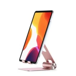 Satechi - R1 - Aluminum Hinge Holder Foldable Stand -Computer Peripherals r1 aluminum hinge holder foldable stand mobile tablet satechi rose gold 691000 700x700 7c1a562d ed5b 4820 8553 3be8ac62cf0b