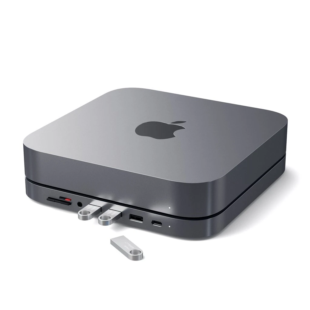 Satechi - Type C Aluminum Stand & Hub Mac Mini 1 Satechi - Type C Aluminum Stand & Hub Mac Mini