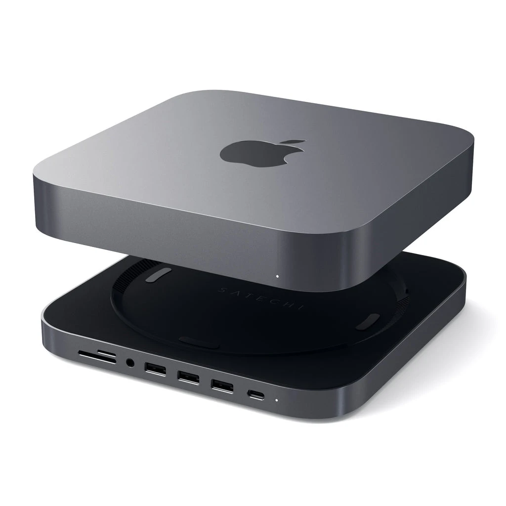Satechi - Type C Aluminum Stand & Hub Mac Mini 4 Satechi - Type C Aluminum Stand & Hub Mac Mini - Image 4