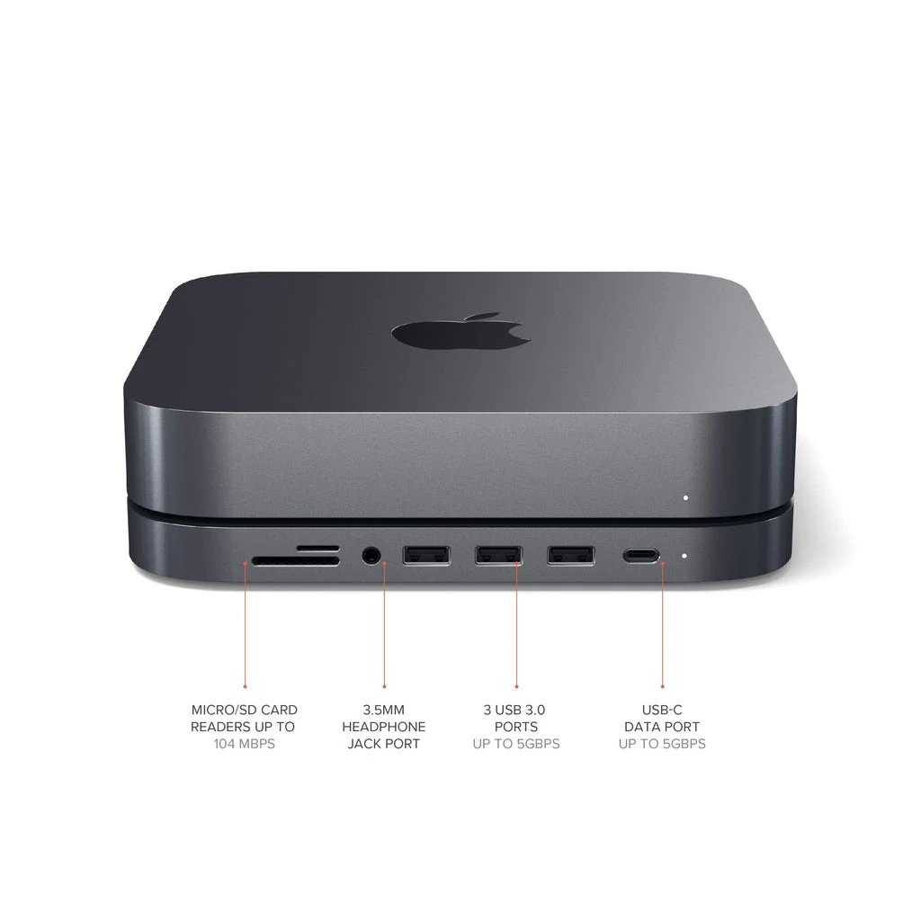 Satechi - Type C Aluminum Stand & Hub Mac Mini 5 Satechi - Type C Aluminum Stand & Hub Mac Mini - Image 5