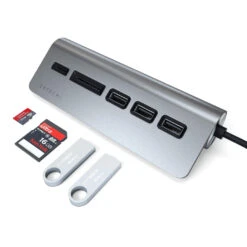 Satechi - USB-C Combo Hub For Desktop 9 Satechi - USB-C Combo Hub For Desktop -Computer Peripherals type c aluminum usb 30 hub card reader hubs satechi 434519 1024x 1797d19a 6a97 48b5 a34a 8c1bffad78b5