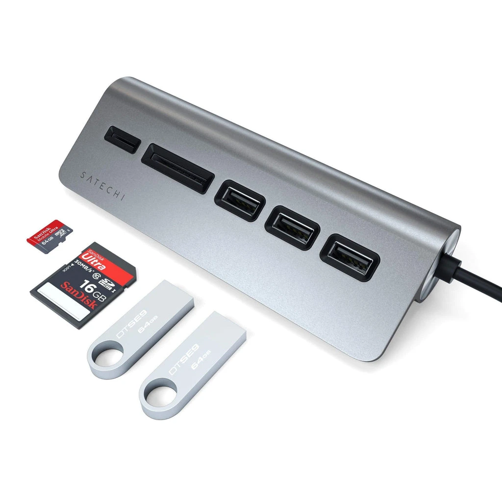 Satechi - USB-C Combo Hub For Desktop 3 Satechi - USB-C Combo Hub For Desktop - Image 3