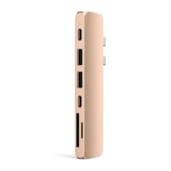 Satechi - Type-C Pro Hub Adapter -Computer Peripherals type c pro hub adapter hubs satechi gold 787237 1024x d4d0c91e 0d57 494a a99d 3211b800396f