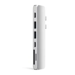 Satechi - Type-C Pro Hub Adapter -Computer Peripherals type c pro hub adapter hubs satechi silver 349954 1024x 51b06569 c01b 4f24 9a1c f55dce556984