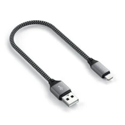 Satechi - USB-A To Lightning Cable 25cm -Computer Peripherals usb a to lightning cable cables satechi 154439 1024x fa627680 0dfc 4917 9f11 cde8ac310cb2