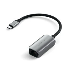 Satechi - USB-C 2.5 Gigabit Ethernet Adapter -Computer Peripherals usb c 25 gigabit ethernet adapter adapters satechi 865422