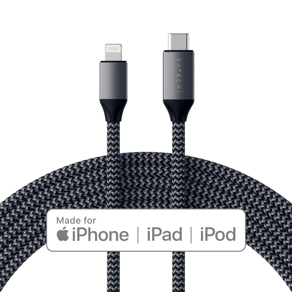 Satechi - USB-C To Lightning Cable - Apple MFI Certified 1 Satechi - USB-C To Lightning Cable - Apple MFI Certified